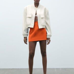 zara HIGH-WAISTED SHORT SKIRT